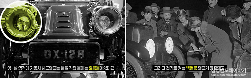 헤드램프 역사