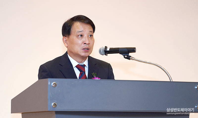 ▲ 축하인사로 시상식의 문을 연 한국산업기술진흥협회 마창환 상임부회장